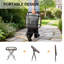 Table d'appoint carrée pliante en rotin