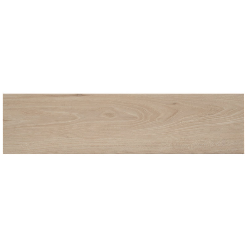 Carreau de sol en vinyle mat luxueux 6 po x 24 po Montrel (16 pieds carrés / caisse), Bois naturel