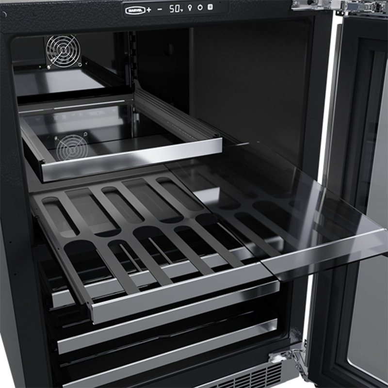 Marvel Appliances 23.88'' W Built-In Beverage Cooler with Wine Storage