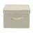 Storage Bins with Lids and Chromed Grommet Handles Light-444069315-444069318
