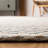 Laureldale Hand Woven Wool/Cotton Abstract Rug in Navy/White-1201954346