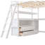 Lit mezzanine avec bureau, tablettes et deux tiroirs intégrés-1002210639