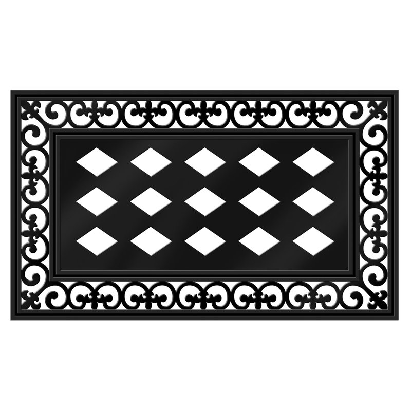 Sassafras Welcome Mat and Frame Set with All Season Inserts and 1 Rubber Frame