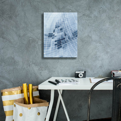 " Blue Grid II " by Regina Moore