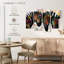 «Paint Splash Zebras», ensemble de 4 impressions sur toile par Harper D.-997217919