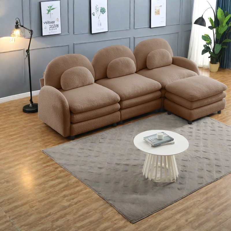 Canapé modulaire 3 places Cloud Comfort Teddy Cloud Comfort