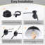 Luminaire suspendu noir à poulie Plug House-1955419985