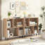 Bibliothèque ouverte Mid-Century Cube avec 4 compartiments-1785711247
