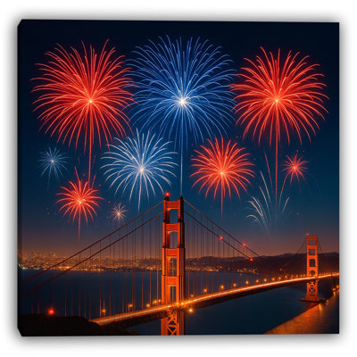 Art mural sur toile Golden Gate Bridge