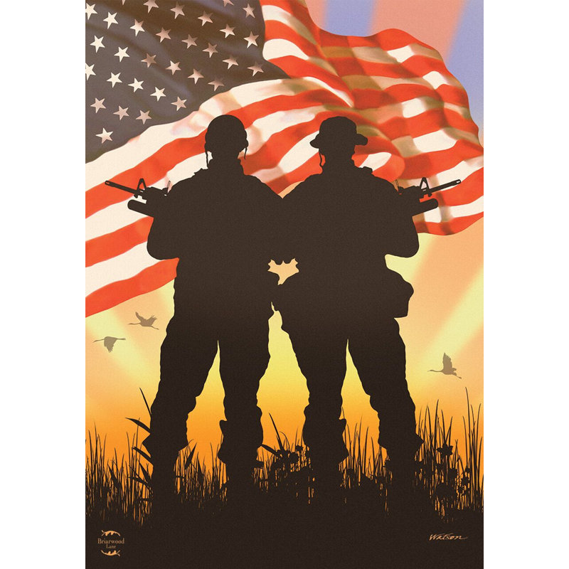 Drapeau du jardin patriotique American Heroes