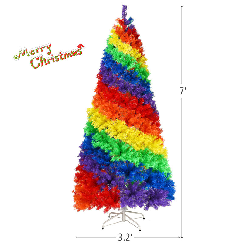 Sapin de Noël multicolore 84 po H