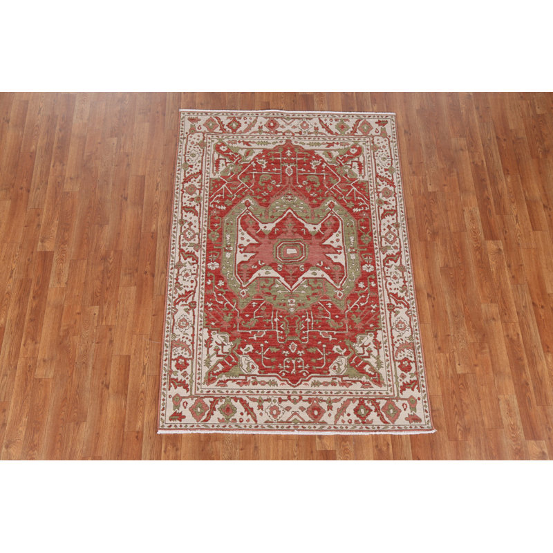 Tapis oriental géométrique 4 x 6