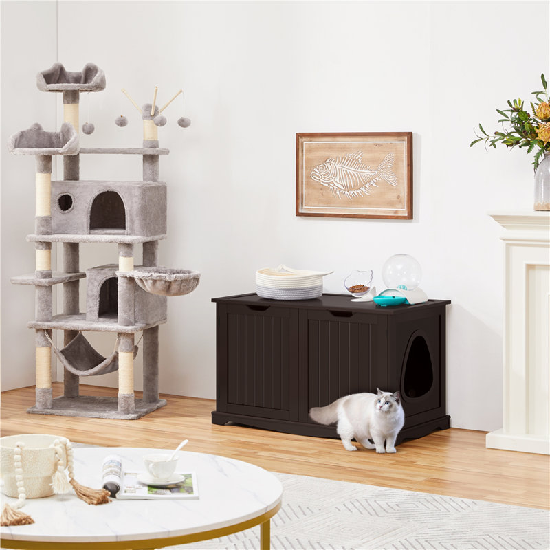 58cm H Cat Tree, Espresso