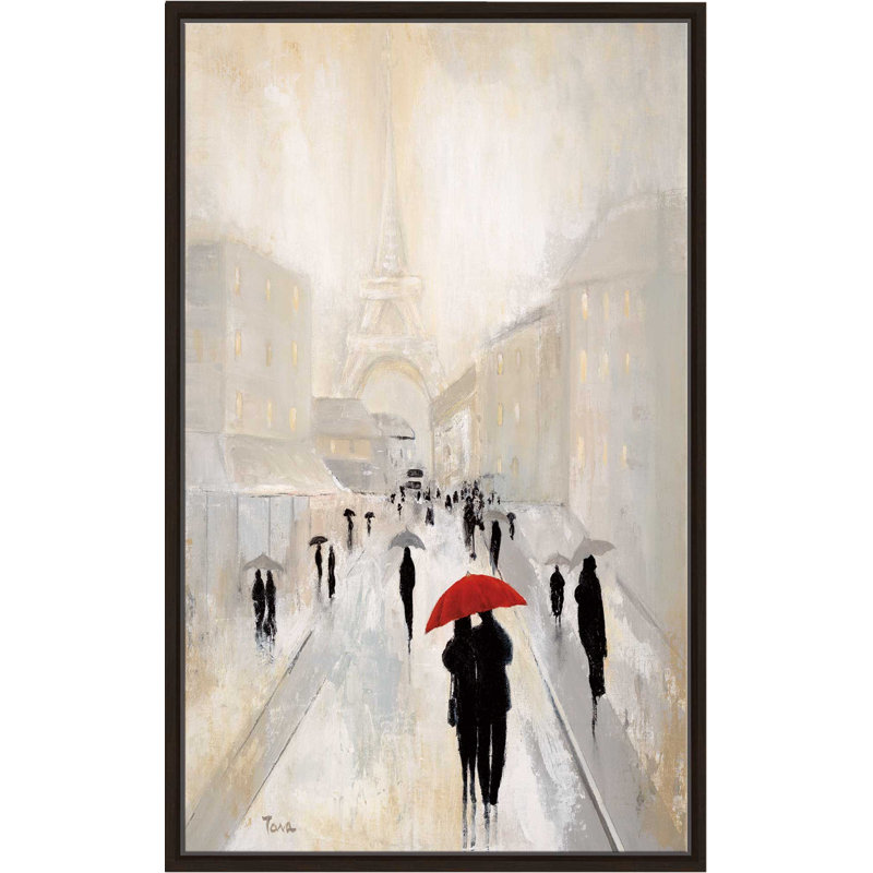 " Misty " by Tava Studios, 33.5" H x 21.5" W x 2" D, Espresso Floater Frame