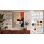 Coffee Figure Rising Mid-Century - Wrapped Canvas-280295109-280295132