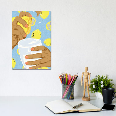 Squeeze The Day - Wrapped Canvas Print