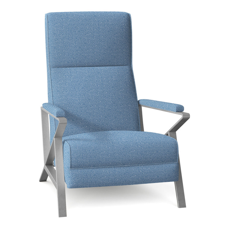 Infinity 28.25" Wide Manual Standard Recliner, Brushed Nickel, Perigold Arigato Morning Glory