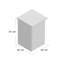 Cascio 3 Drawer Bedside Table-86239681