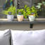 Nicola Spring - Hand-Printed Plant Pot - 14cm - Navy