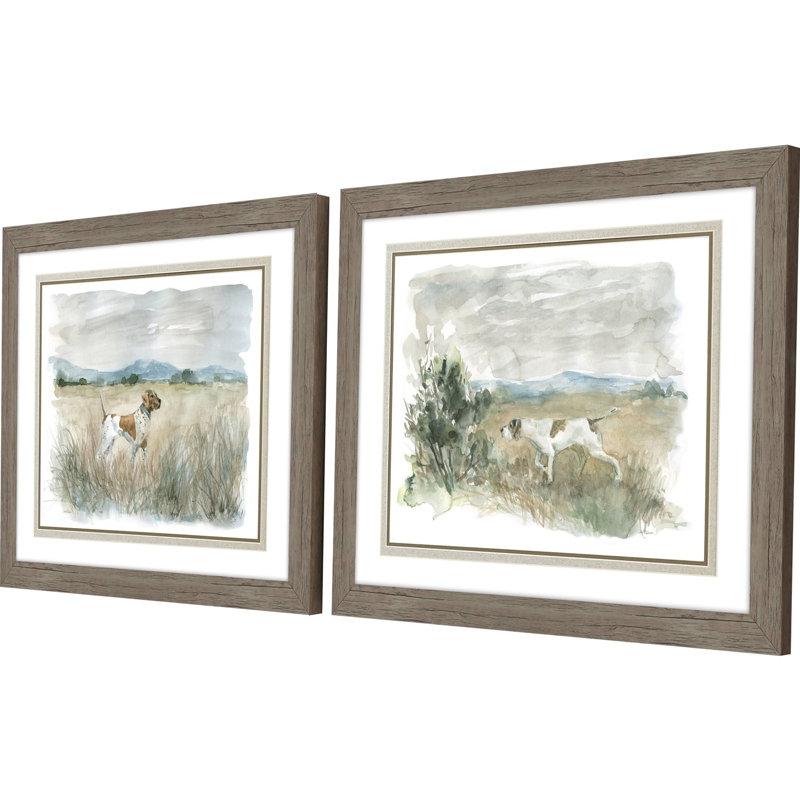 Lookout On Point S / 2, impression encadrée sur papier 2 pièces