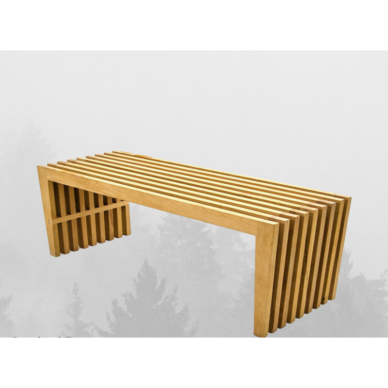 Dieke Solid Wood Bench, H45 x W120 x D36cm