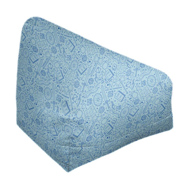 Sac de pois Leffel, Pas de bourre, Bleu, H 120 po x L 2 po x P 60 po
