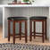 Diamondback Upholstered Counter Stool with Solid Wood Frame