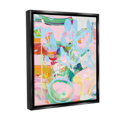 "Pastel Abstract Expression" par Kamdon Kreations sur toile