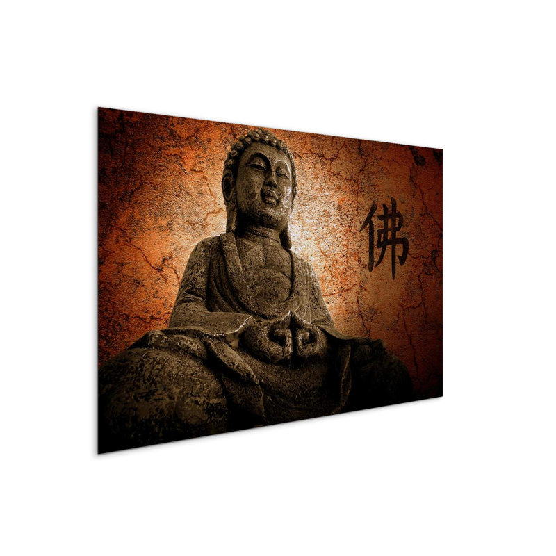 Buddha 2 by Art Studio 53×80 cm MetalArt Materic Aluminum Satin Effect, Frameless Panel, Lightweight Ready to Hang