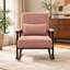 Chaise berçante rembourrée Velarossique Chenille-1655777105