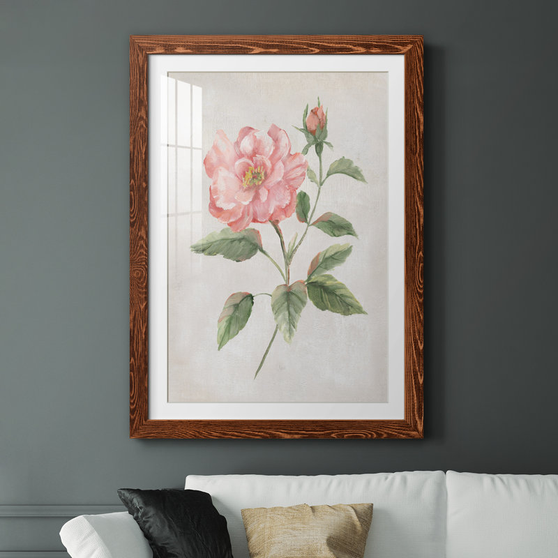 Grandiflora II - peinture encadrée, H 31,5 po x l 23,5 po x P 1,5 po, Érable