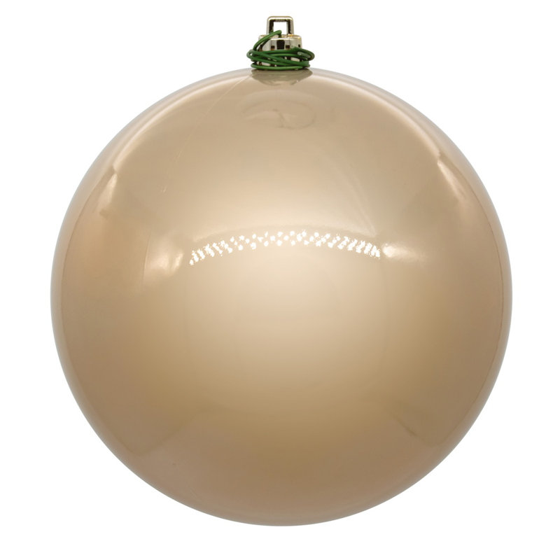 3'' Solid Ball Ornament, Oat