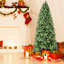Arbre de Noël de 6 pi avec 1032 pointes Pe +, branches articulées pour un assemblage rapide, support en métal robuste, arrangement rapide de la branche de centre de table, décoration classique