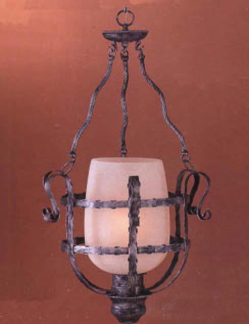 1 - Light Antique Pewter Single Pendant