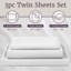 Ensemble de draps en microfibre brossée Series 1200-20058675-20058676