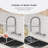 2 Handle Wall Mount Kitchen Faucet-118618161