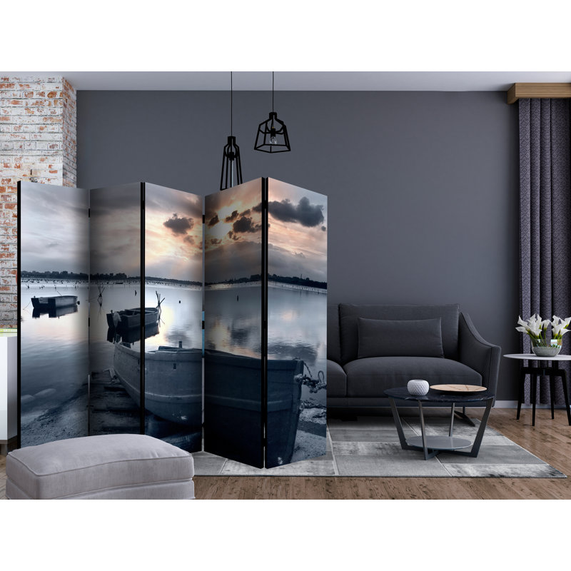 Carpenter 225cm W x 172cm H 5 - Panel Folding Room Divider