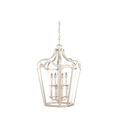 Luminaire suspendu perlé argent 6 Living Living Kalco