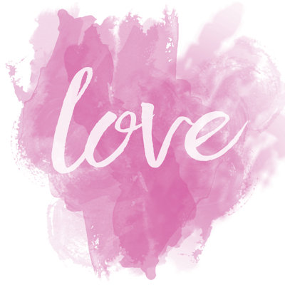 Love 3 - Wrapped Canvas Print