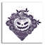 «Pumpkin» par Rachel Hallquist, art mural en verre acrylique, 24 po x 24 po-1663987295