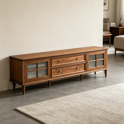 Multi Storage Wooden TV Console