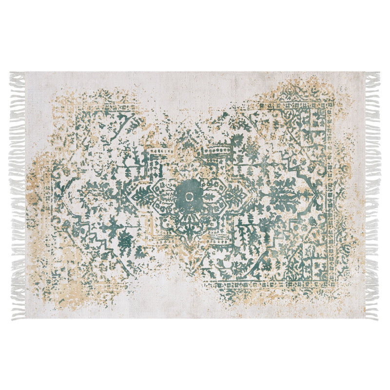 Ascenza Oriental Viscose Hand Woven Area Rug, Rectangle 160 x 230cm