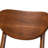 Upholstered Counter Stool with Solid Wood Frame-953187923