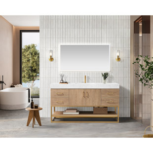 Ensemble de meuble-lavabo simple 60 po Alistair