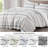 Maru Clip Jacquard Striped Cotton Duvet Cover Set-101331408