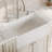 Karran 30" Single Bowl Panel Front Farmhouse Fireclay Kitchen Sink with Reversible Apron Front-102676104
