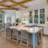 Stenberg 6-Light Kitchen Island Geometric Chandelier