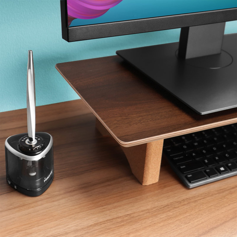 Manufactured Wood Monitor Stand, 10.5cm H x 108.5cm W x 24cm D