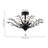 Apolonija 5-Light Dimmable Branch Crystal Creative Chandelier