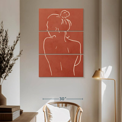 Esquisse de corps féminin - Terre cuite